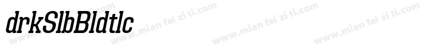 Adirek Slab Bold Italic字体转换